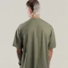 Camiseta Oversize Texturizada "Olive Weave"