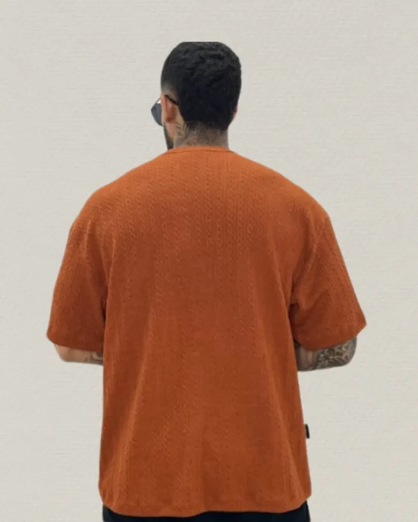 Camiseta Oversize Brown Texture