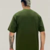 Camiseta Oversize Minimal Olive