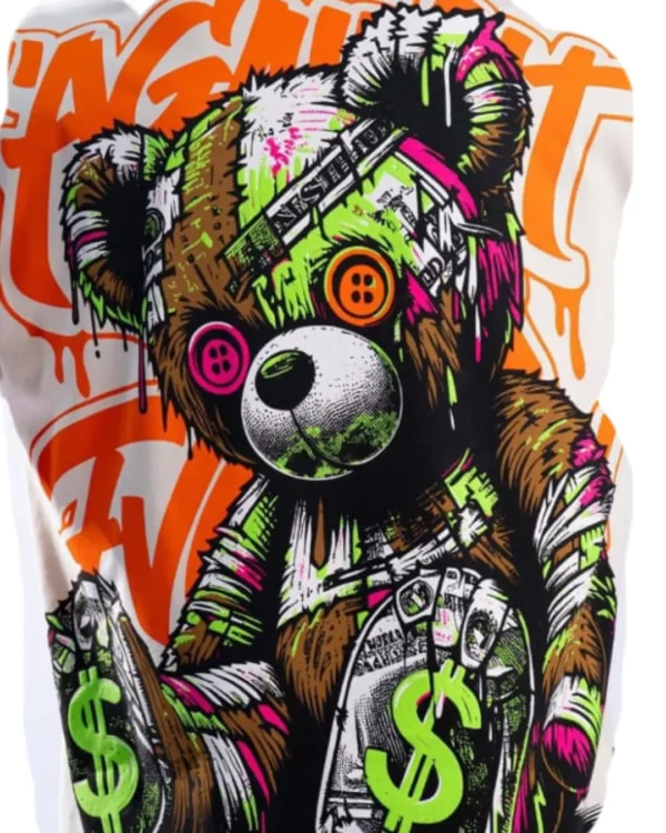 Camiseta Oversize Voodoo Bear Beige
