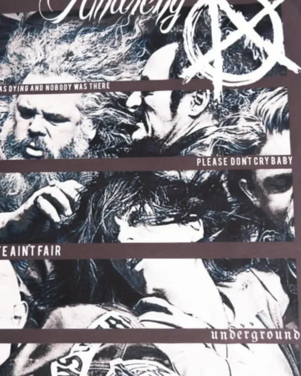 Camiseta Oversize Anarchy Dark Grey