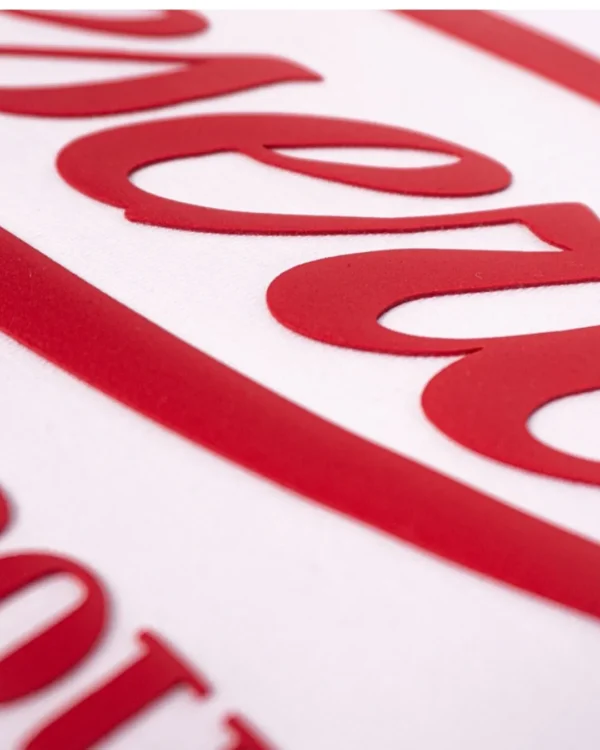 Camiseta Oversize Deserve Red Bicolor