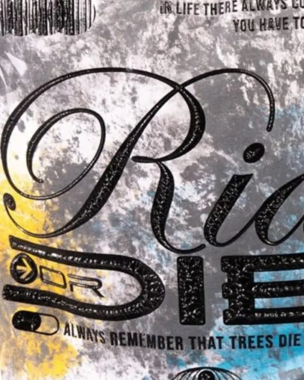 Camiseta Oversize Ride or Die Full Print