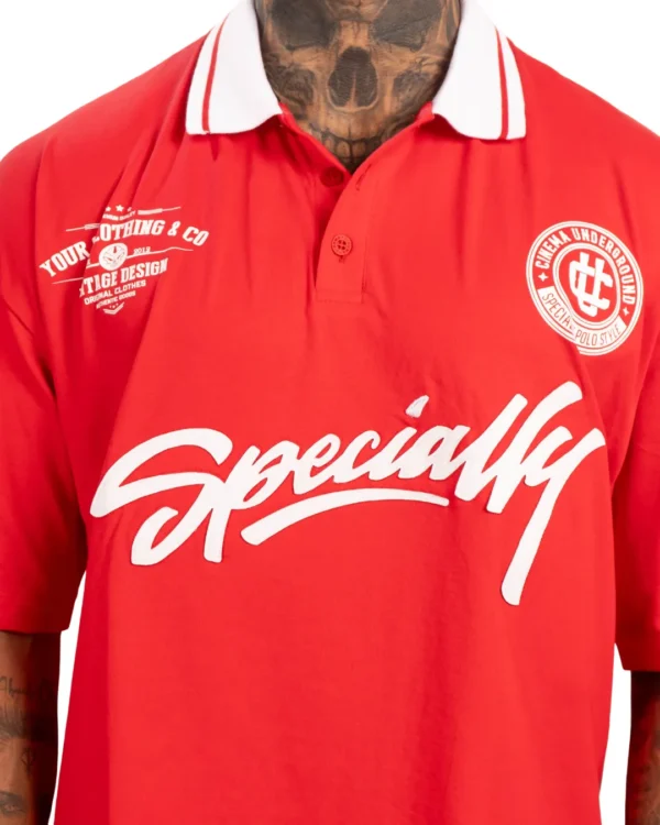 Camiseta Polo Premium Specially Red
