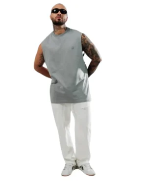Camisilla gris minimalista Camisilla Basica