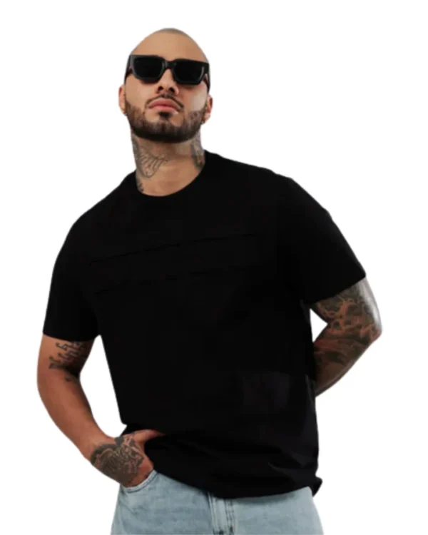 Camiseta Regular Fit "DYNM 3D Texture"