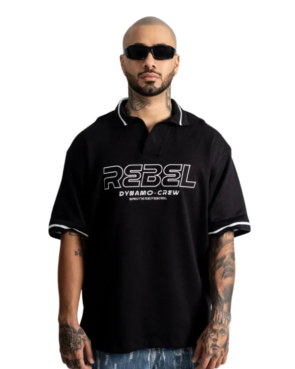 Polo Oversize Rebel Dynamo Black