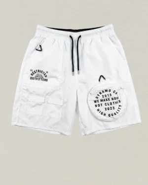 Pantaloneta Cargo Waterproof White