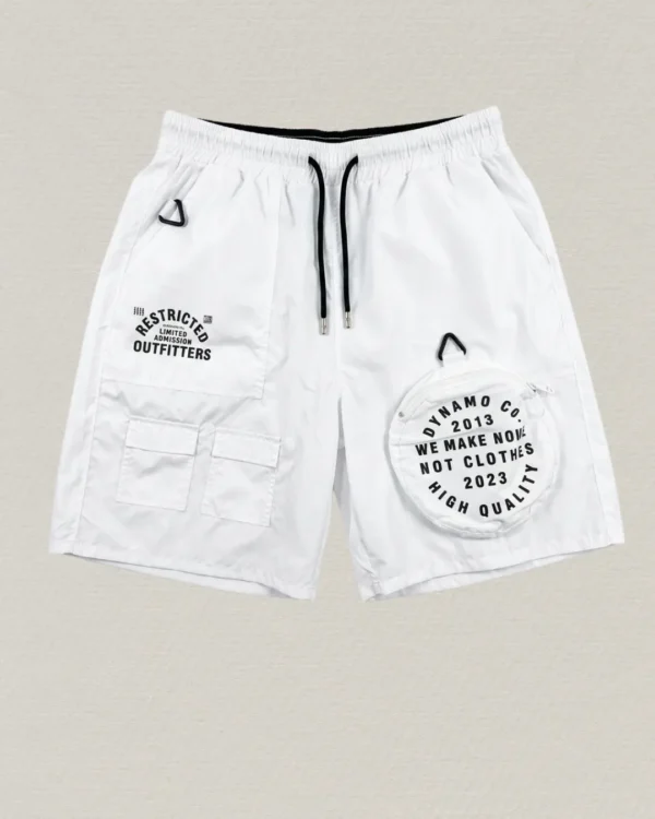 Pantaloneta Cargo Waterproof White