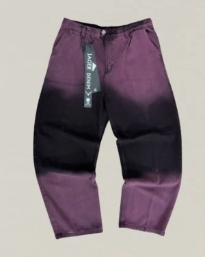 Jean Baggy "Jager Denim - Fucsia Block"
