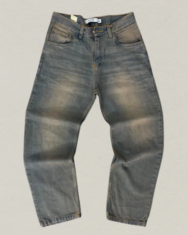 Jean Oversize "Jager Denim - Olive Distressed"