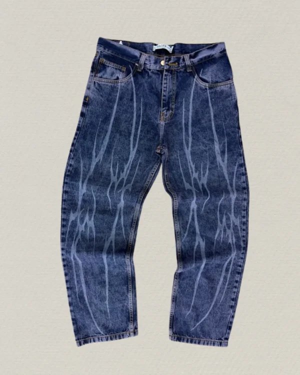 Jean Oversize "Jager Denim - Tribal Laser"