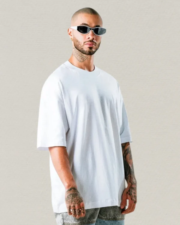 Camiseta Oversize Básica "White Pure"