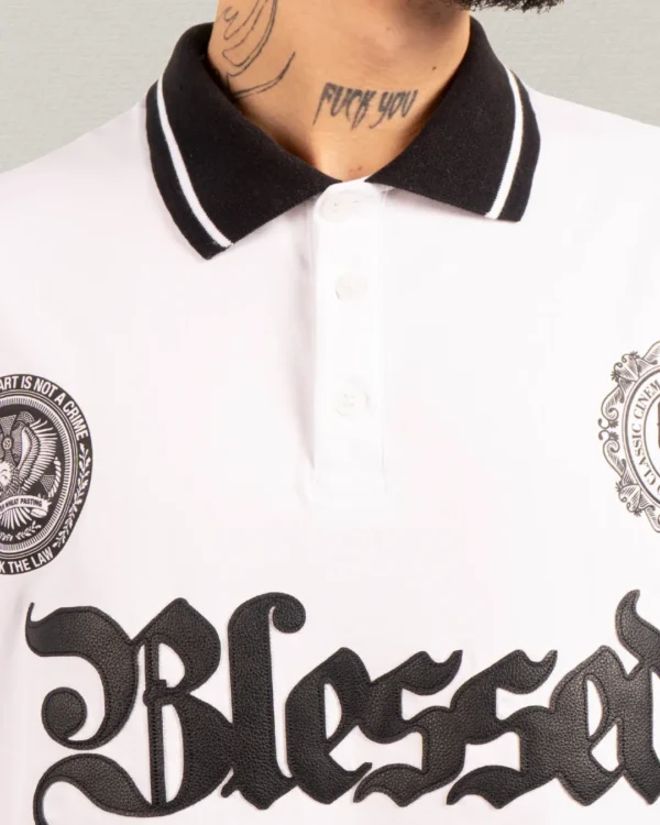 Camiseta Polo Premium Bike Shed Black