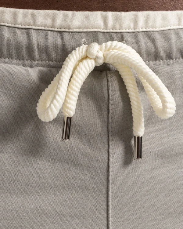 Pantaloneta Basket Grey & White