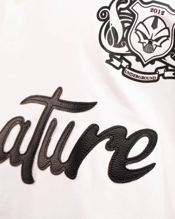 Camiseta Polo Oversize Signature White