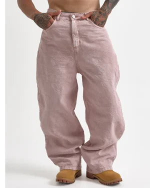 Jean Baggy Garden rosado