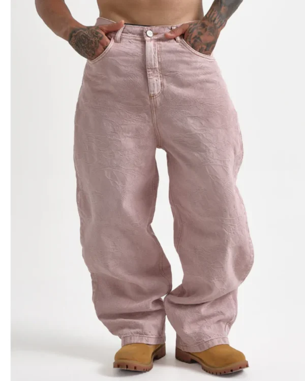 Jean Baggy Jean Baggy Garden rosado
